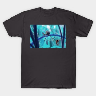 Alien with Alien Bug T-Shirt